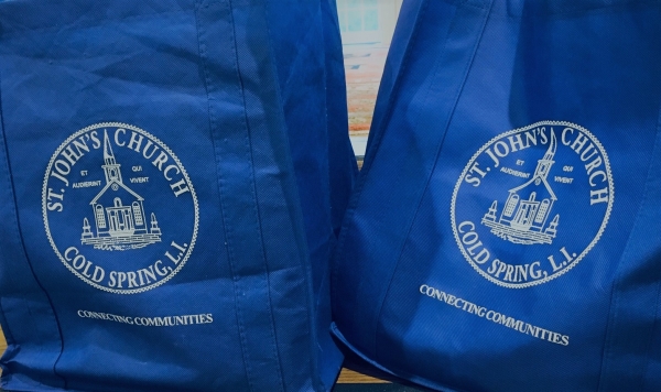 Outreach “Blue Bag Sunday” Collections - October