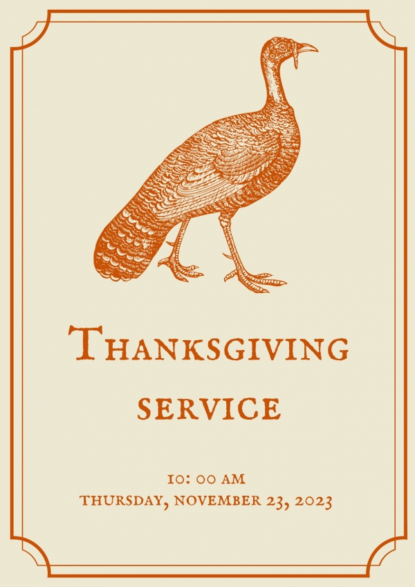 Thanksgiving Service Participants